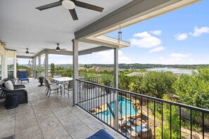 Terrace/patio - Peckham Point 5 Bd Lake View Retreat w Private Pool (Point Venture)