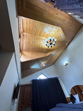 Área de sala de estar. Hotel Sno Cottage