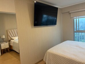 1 habitación, tabla de planchar con plancha, wifi y ropa de cama 