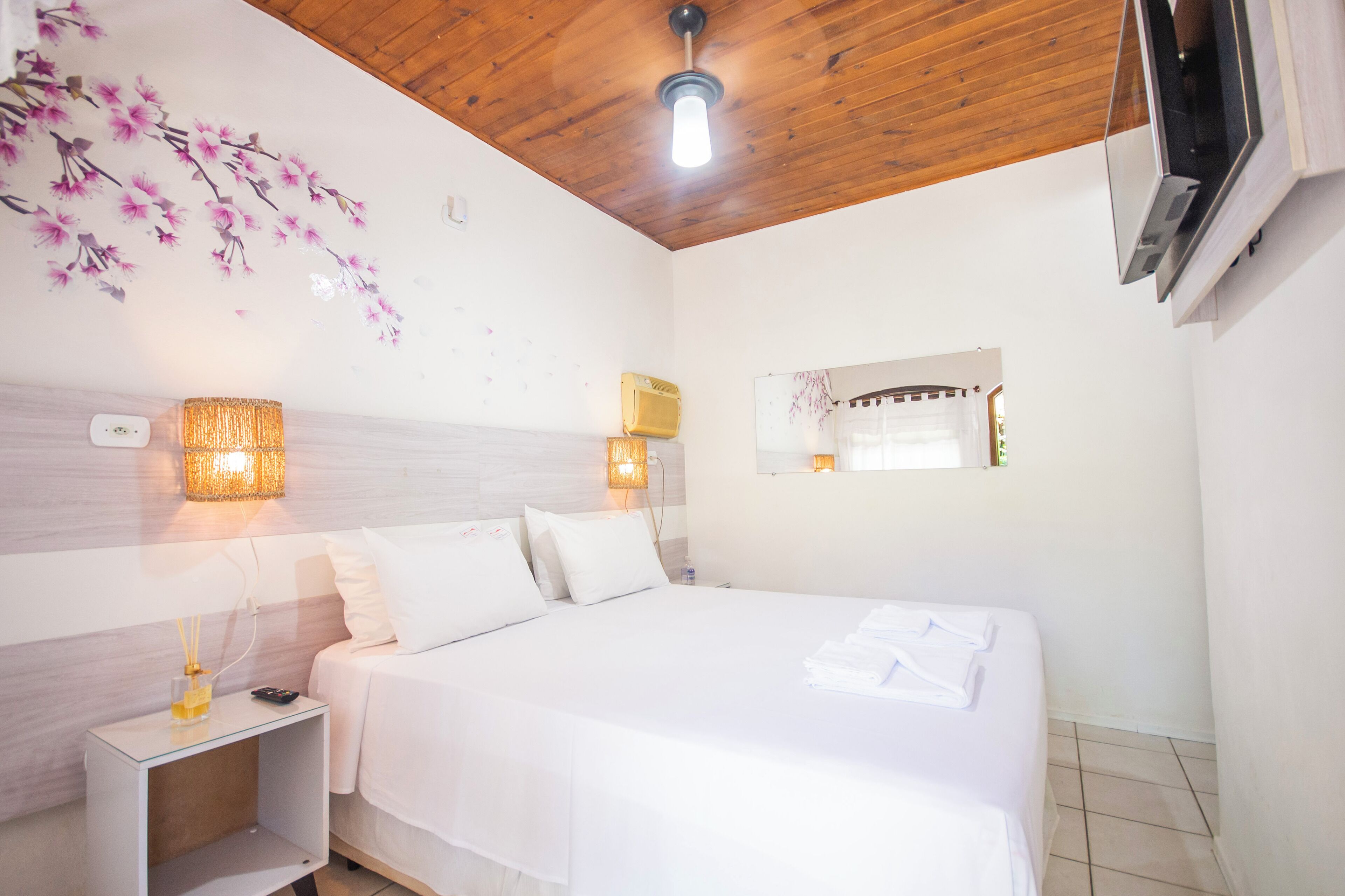 Chambre Double Confort, balcon, vue jardin