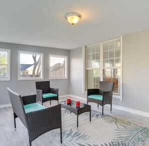 Interior - Stylish Lawrenceville Getaway with sunroom– Family & Pet Friendly (Lawrenceville)