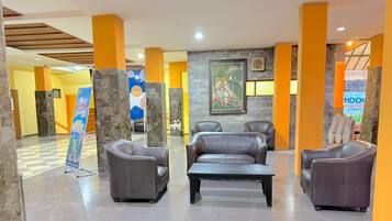 Sala de estar en el lobby