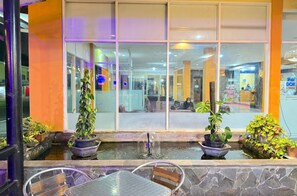 Overnatningsstedets facade