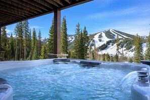 Outdoor spa tub - Lakota Dreamcatcher North | Sauna | Slope Views | Private Hot Tub (Winter Park)