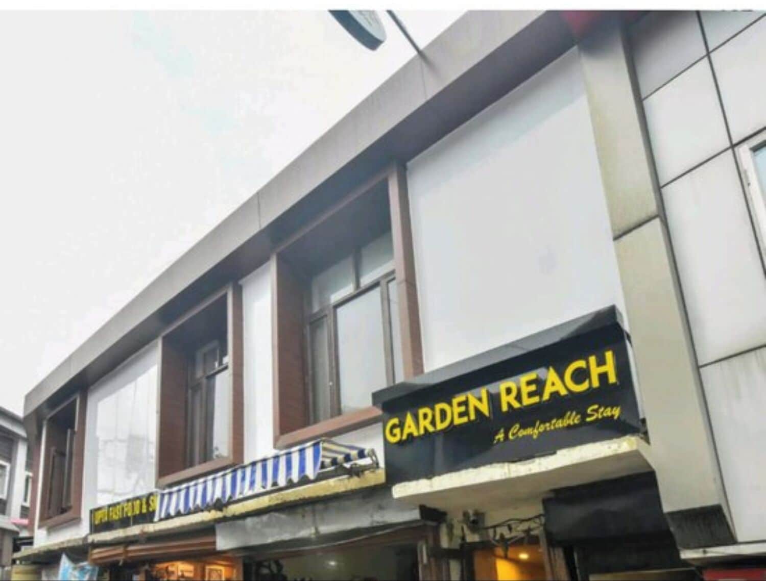 Overnatningsstedets facade