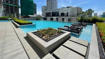 Indoor pool, outdoor pool