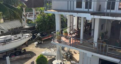 The "Chiclayo Suit" has a terrace that ends in the beach, and facing the pool.