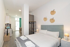 1 chambre, fer et planche à repasser, accès à Internet, literie fournie