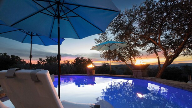 A heated pool - Private Pool Retreat | Romantic Hill Country Escape (New Braunfels)
