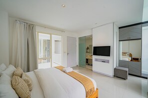 Biệt thự tiện nghi đơn giản, 2 phòng ngủ | Bộ trải giường bằng vải cotton Ai Cập, bộ đồ giường cao cấp 