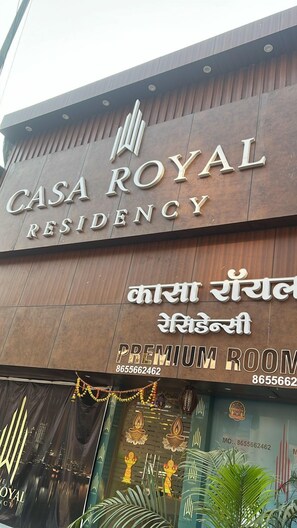 Voorkant van accommodatie