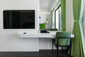 Estúdio superior, sacada, vista para o mar | Quartos à prova de som, Wi-Fi de cortesia