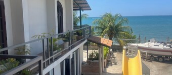 The "Sullana suite"is located facing the swimming pool.