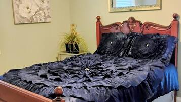 3 slaapkamers, een bureau, een strijkplank/strijkijzer, gratis wifi