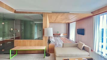 舒適雙人房, 城市景觀 | 書桌、筆電工作空間、遮光布/窗簾、免費無線上網