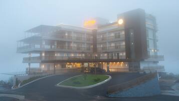 In-room safe, desk, laptop workspace, blackout curtains