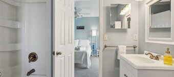 Walk to Beach Private Deck Family Fun