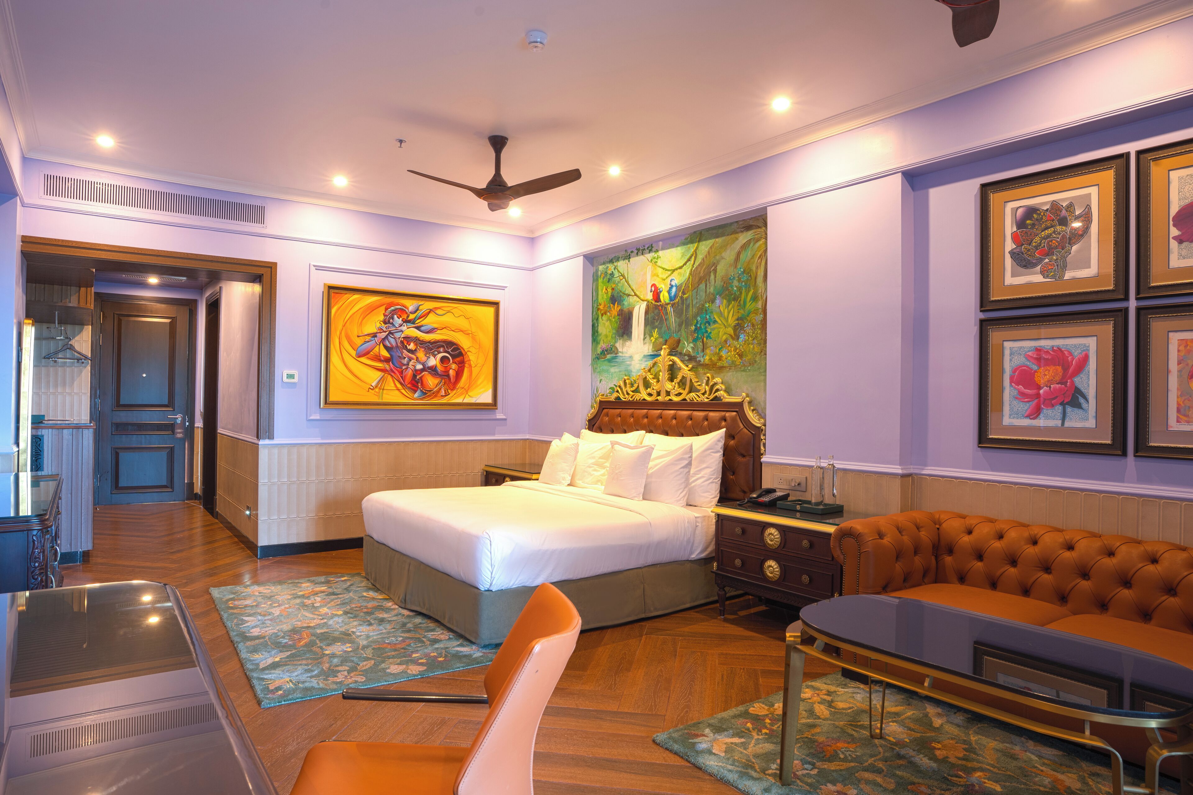 Kamar Double Eksekutif, balkon | Meja kerja, ruang kerja ramah laptop, dan setrika/meja setrika