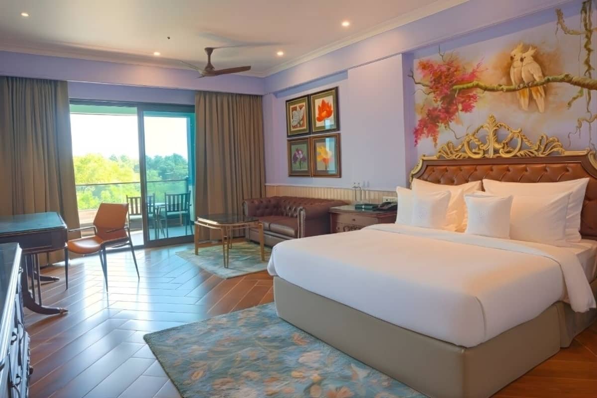 Desk, laptop workspace, iron/ironing board, free WiFi