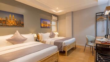 Chambre Deluxe double ou avec lits jumeaux | Accès au Wi-Fi (inclus)