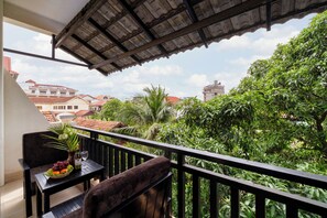 Deluxe Twin Room, Balcony, City View | Terrace/patio - Khmer Angkor Residence (Siem Reap)