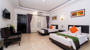 Deluxe Double or Twin Room, Balcony, City View | Minibar, in-room safe, desk, free WiFi