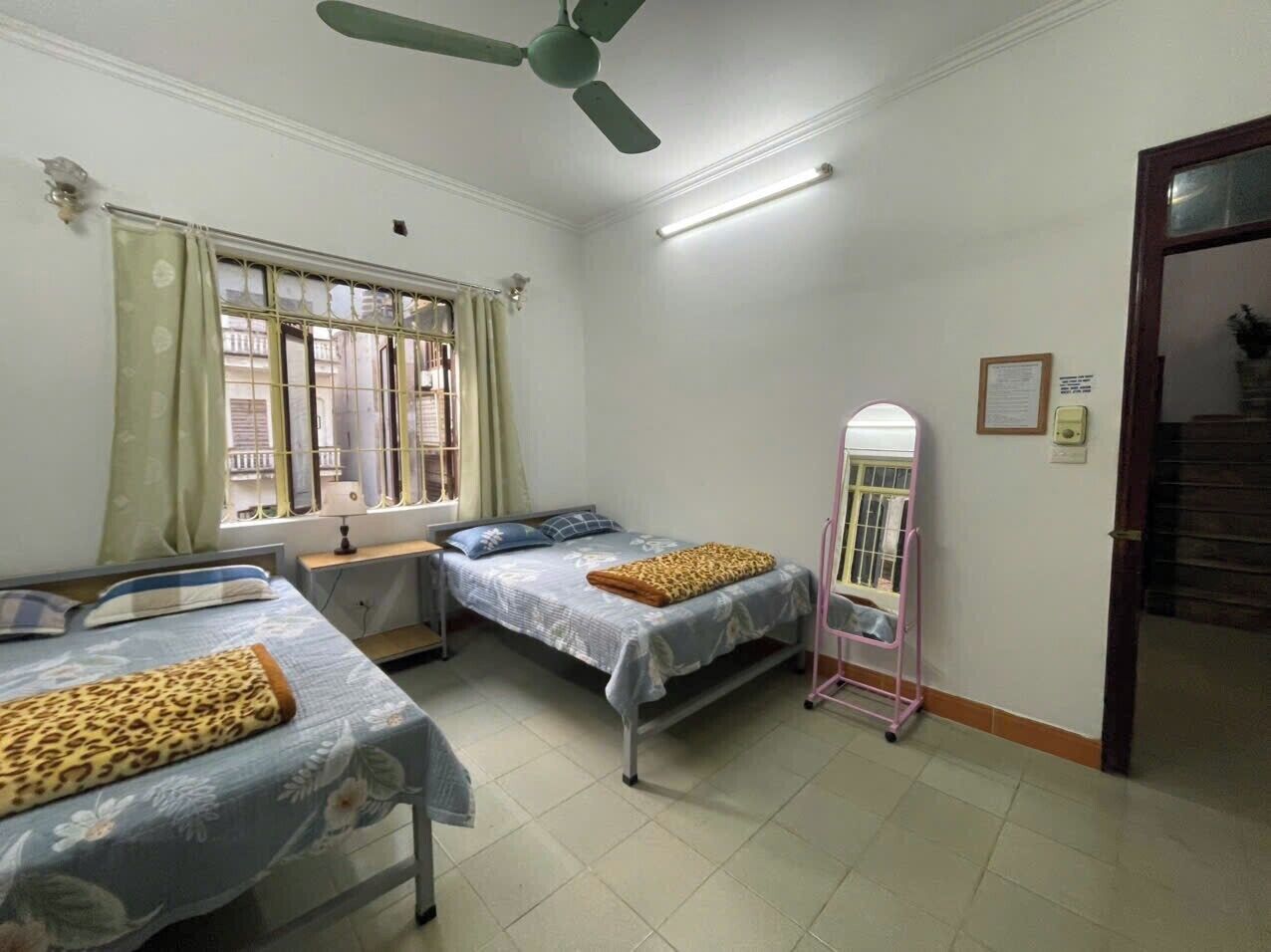 Basic Double or Twin Room, Balcony, Garden View