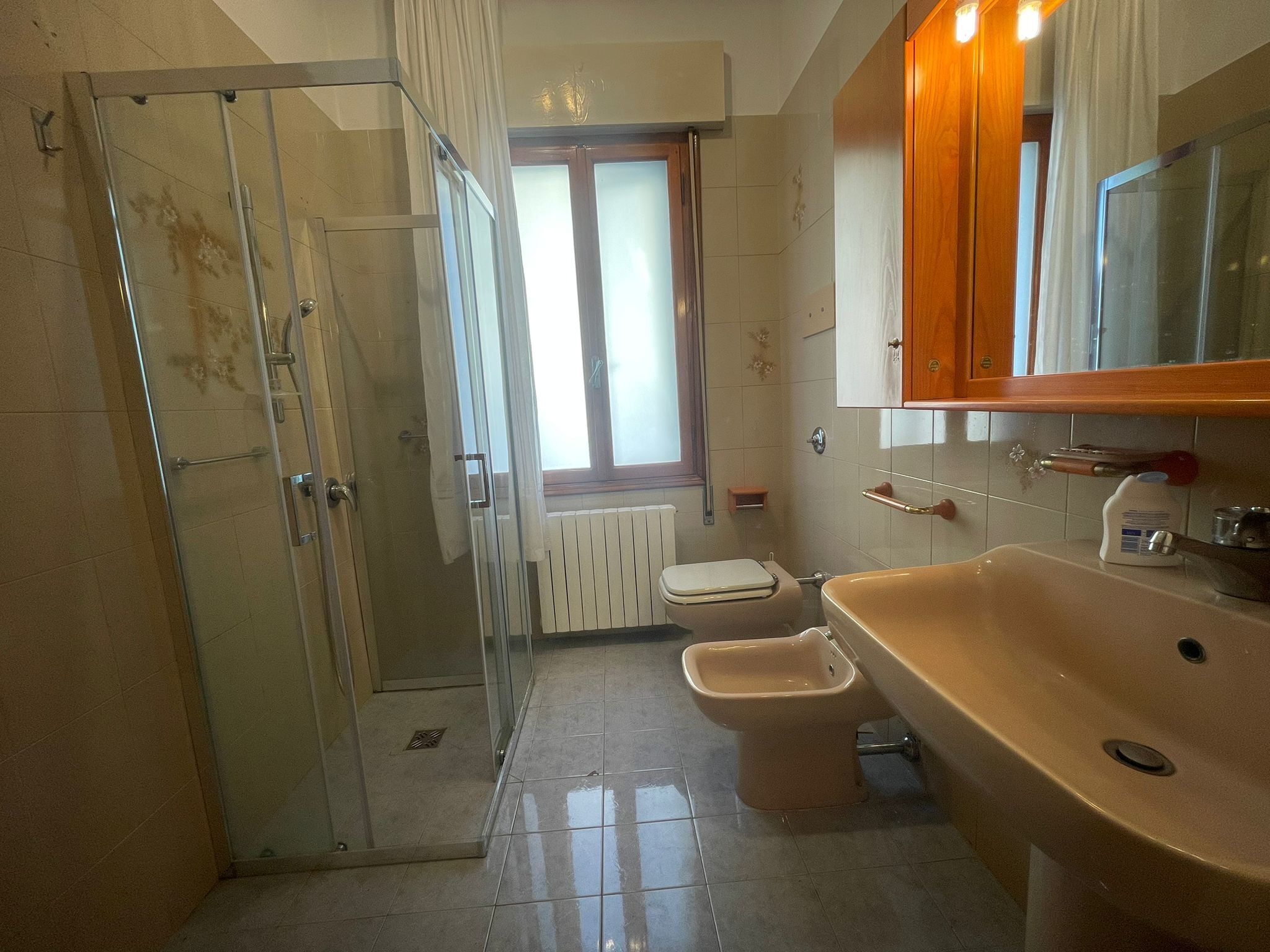 Regadera, secadora de cabello, bidet, jabón 