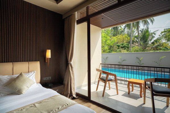 ห้องดีลักซ์ | โต๊ะทำงาน, พื้นที่ทำงานแบบใช้แล็ปท็อป, Wi-Fi ฟรี