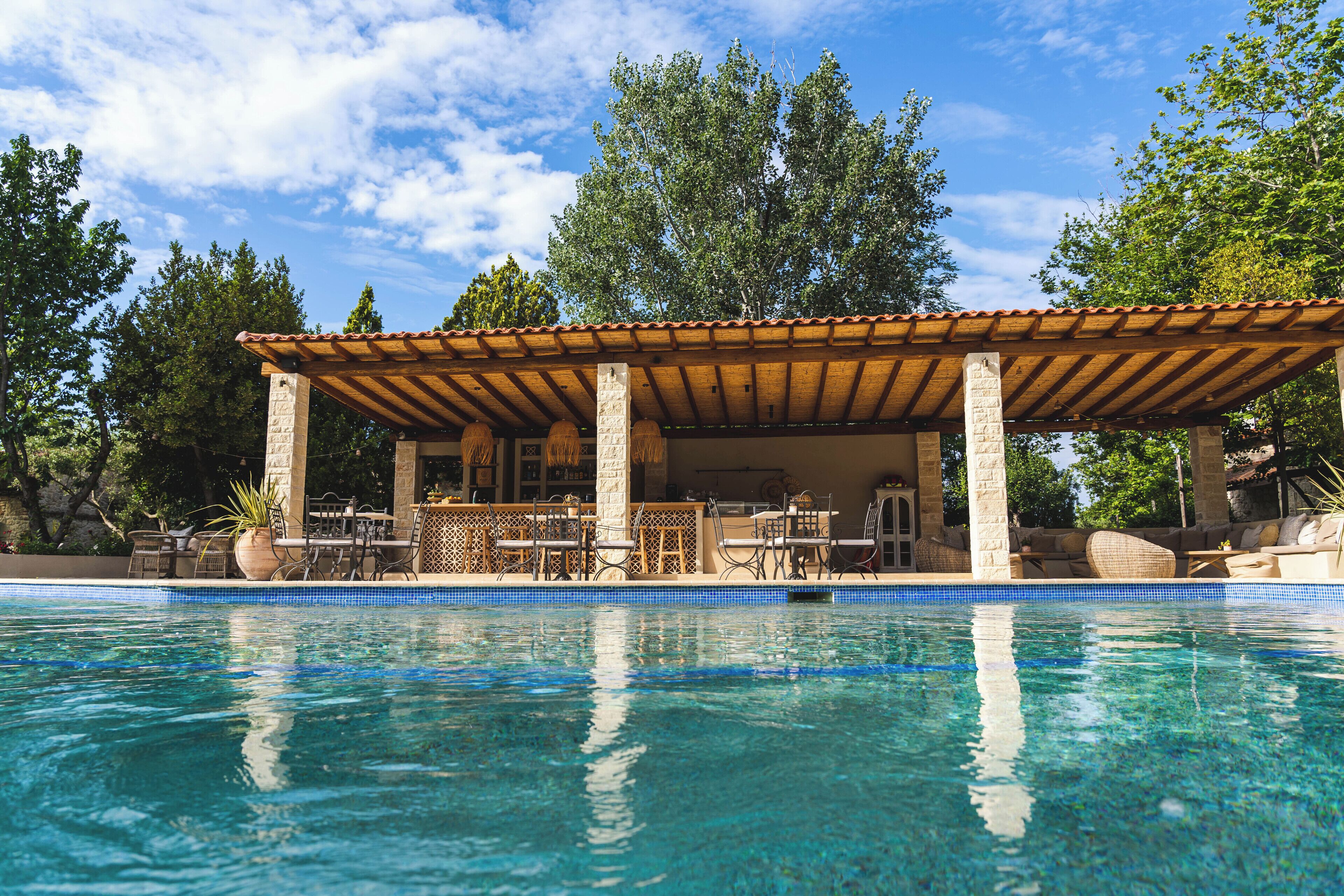 Seasonal outdoor pool