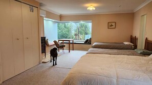 4 habitaciones, tabla de planchar con plancha y wifi