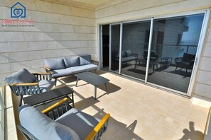 Apartment, Balcony, Sea View | Terrace/patio - Sea view family relax apartment (Netanya)