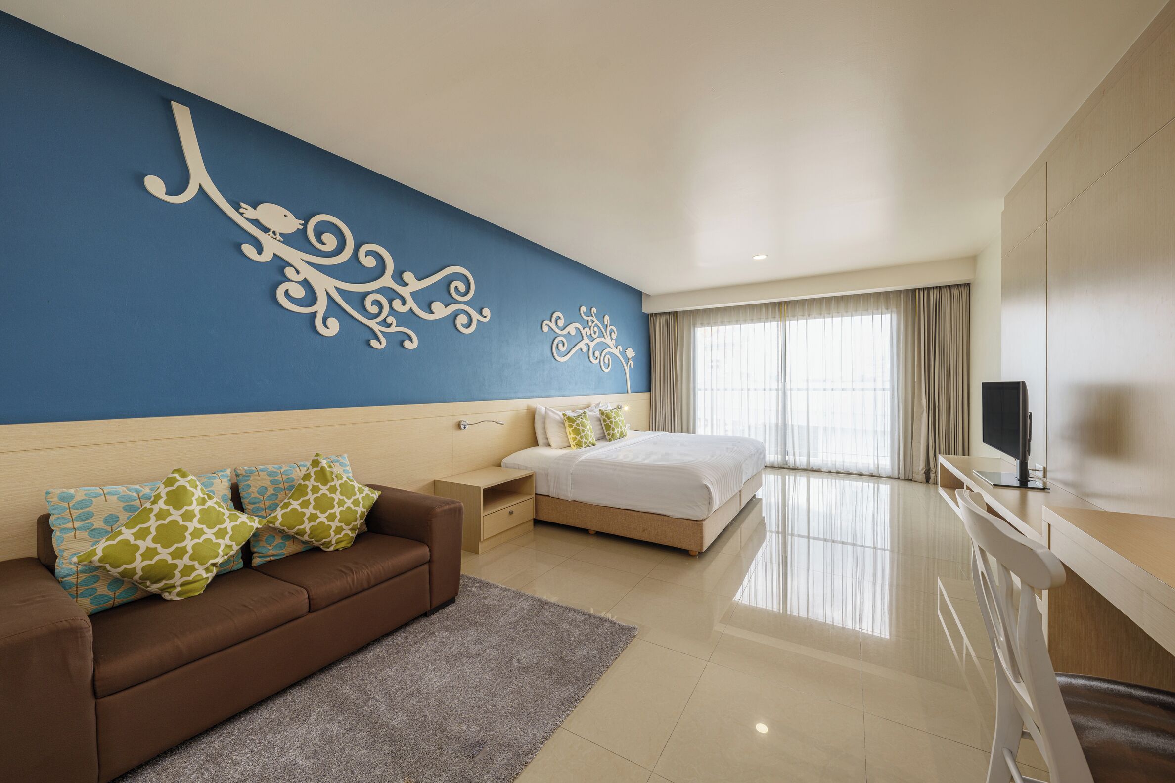 デラックス ダブルルーム | デスク、WiFi (無料)