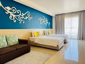 Premier tvåbäddsrum | Skrivbord och gratis wi-fi