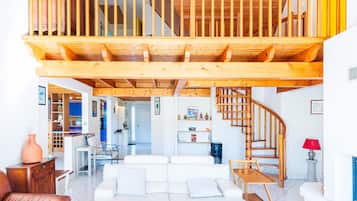 Télévision, cheminée