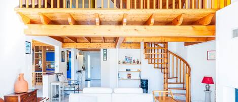 Televisión, chimenea