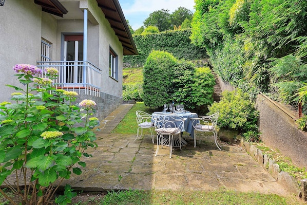 Villa, 3 chambres, terrasse, vue jardin | Jardin