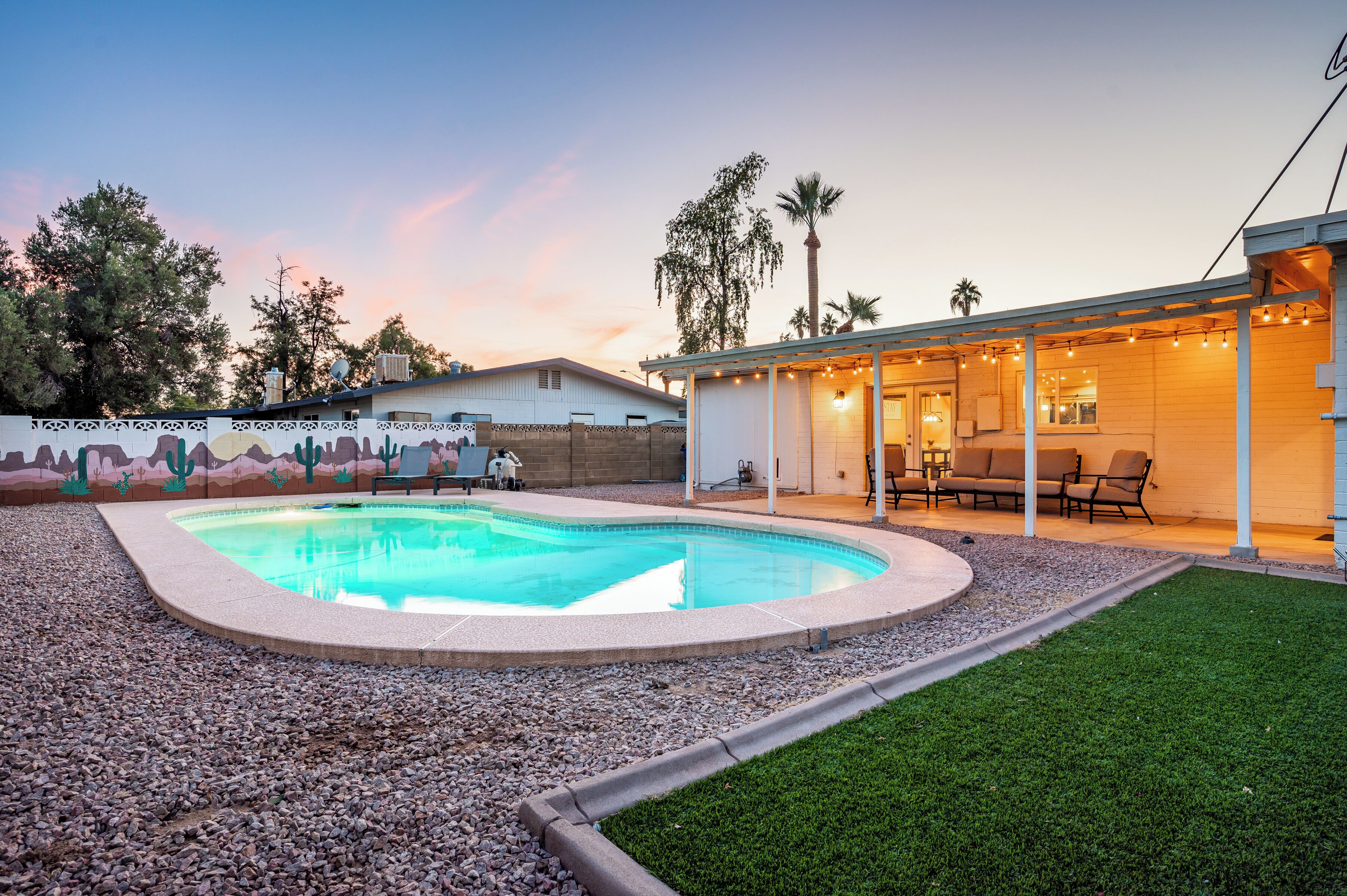 屋外プール、温水プール