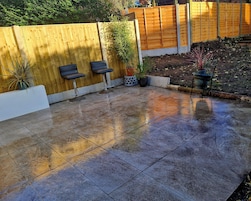 Casa, 3 quartos, para fumantes, lareira | Terraço/pátio