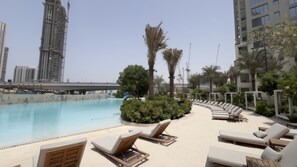 Pool - 2BR Creek Beach & Pool Lagoon Access (Dubai)