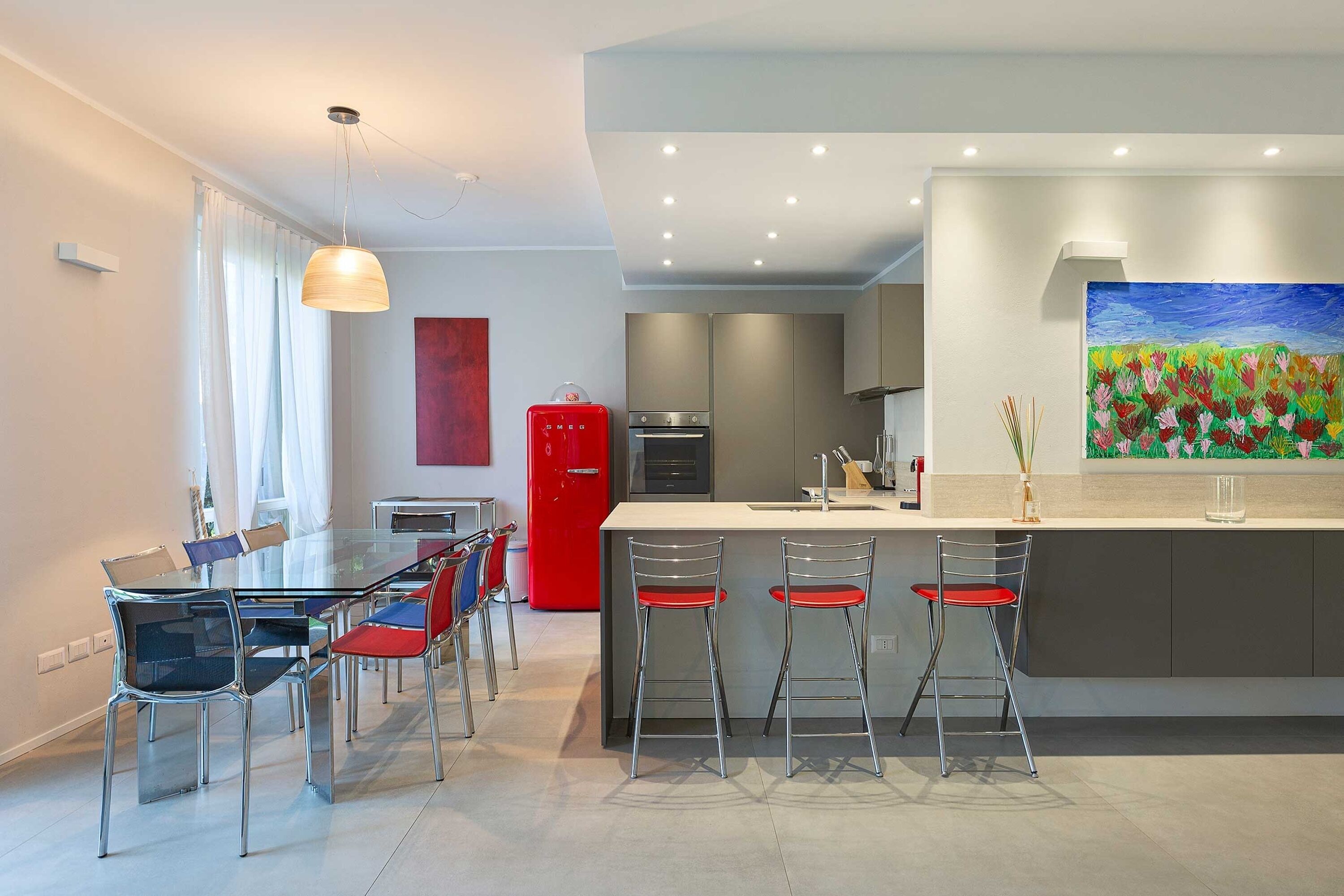 วิลล่า, 3 ห้องนอน, ลานระเบียง, วิวสวน | ห้องรับประทานอาหาร