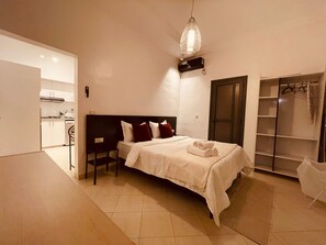 Apartamento, vistas a la ciudad | Minibar, cunas gratuitas, wifi gratis y ropa de cama