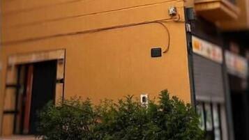 Façana frontal de l'allotjament