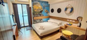 Comfort Double Room, Balcony | Laptop workspace, blackout drapes, free WiFi, bed sheets