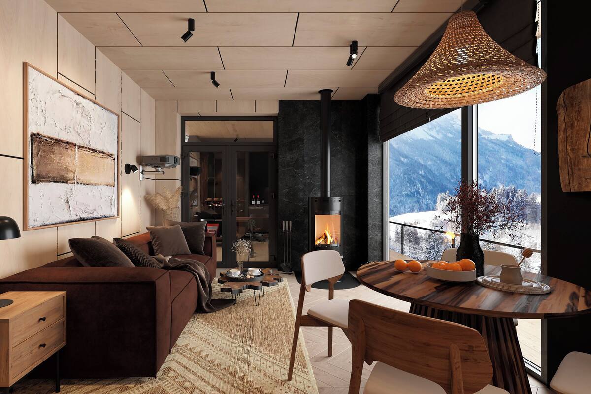 Casa de campo superior, lanai, vistas a la montaña | Caja fuerte, cortinas opacas, sistema de insonorización