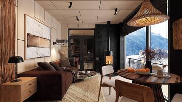 Casa de campo superior, lanai, vistas a la montaña | Caja fuerte, cortinas opacas, sistema de insonorización