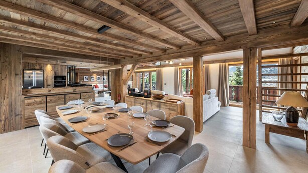 Dining - Chalet in Meribel With Spa & Ski Access (Les Allues)