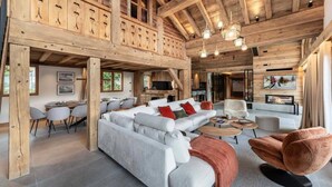 Fireplace - Chalet in Meribel With Spa & Ski Access (Les Allues)