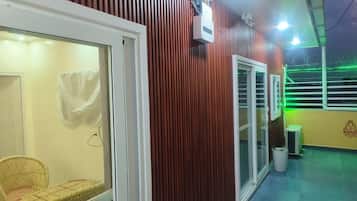 Luxury Studio Suite, 2 Bedrooms, City View | Desk, laptop workspace, free WiFi