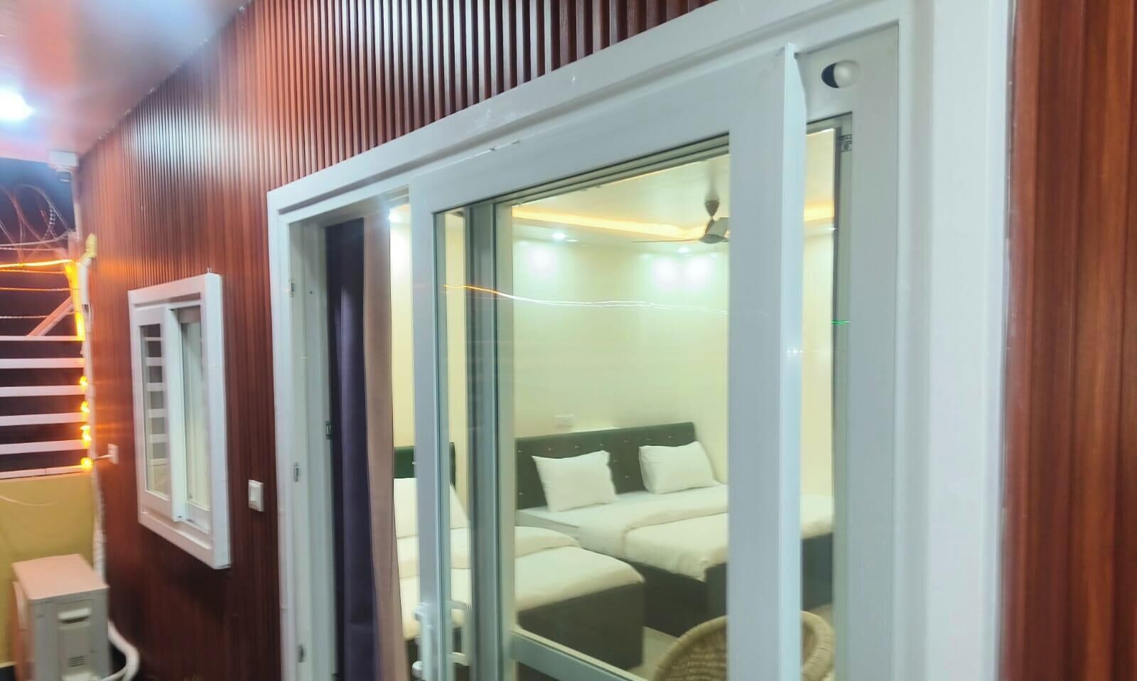 Luxury Studio Suite, 2 Bedrooms, City View | Desk, laptop workspace, free WiFi